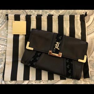 LAMB Gwen Stefani Catania Large Clutch Black